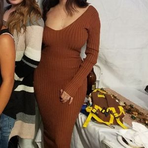 Camel Colored Dress